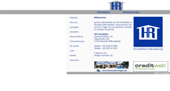 Desktop Screenshot of hr-immobilien.de